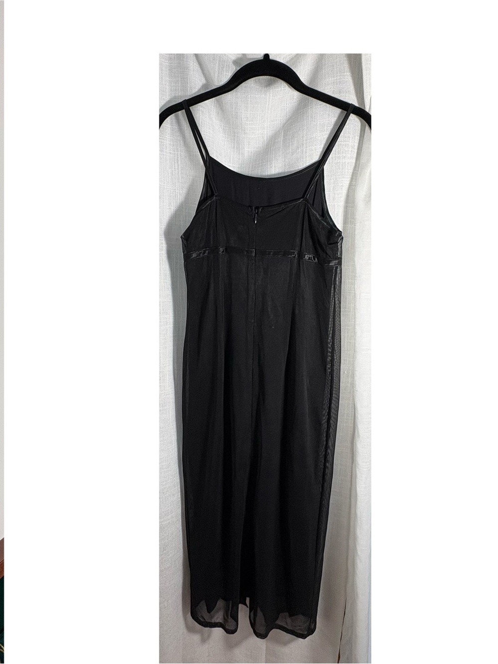 Black Slip Dress vintage - Picture 2 of 11